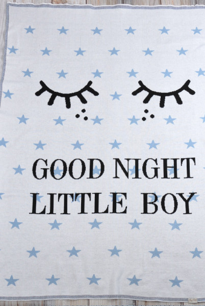 Плед MagBaby Good night, вязаный